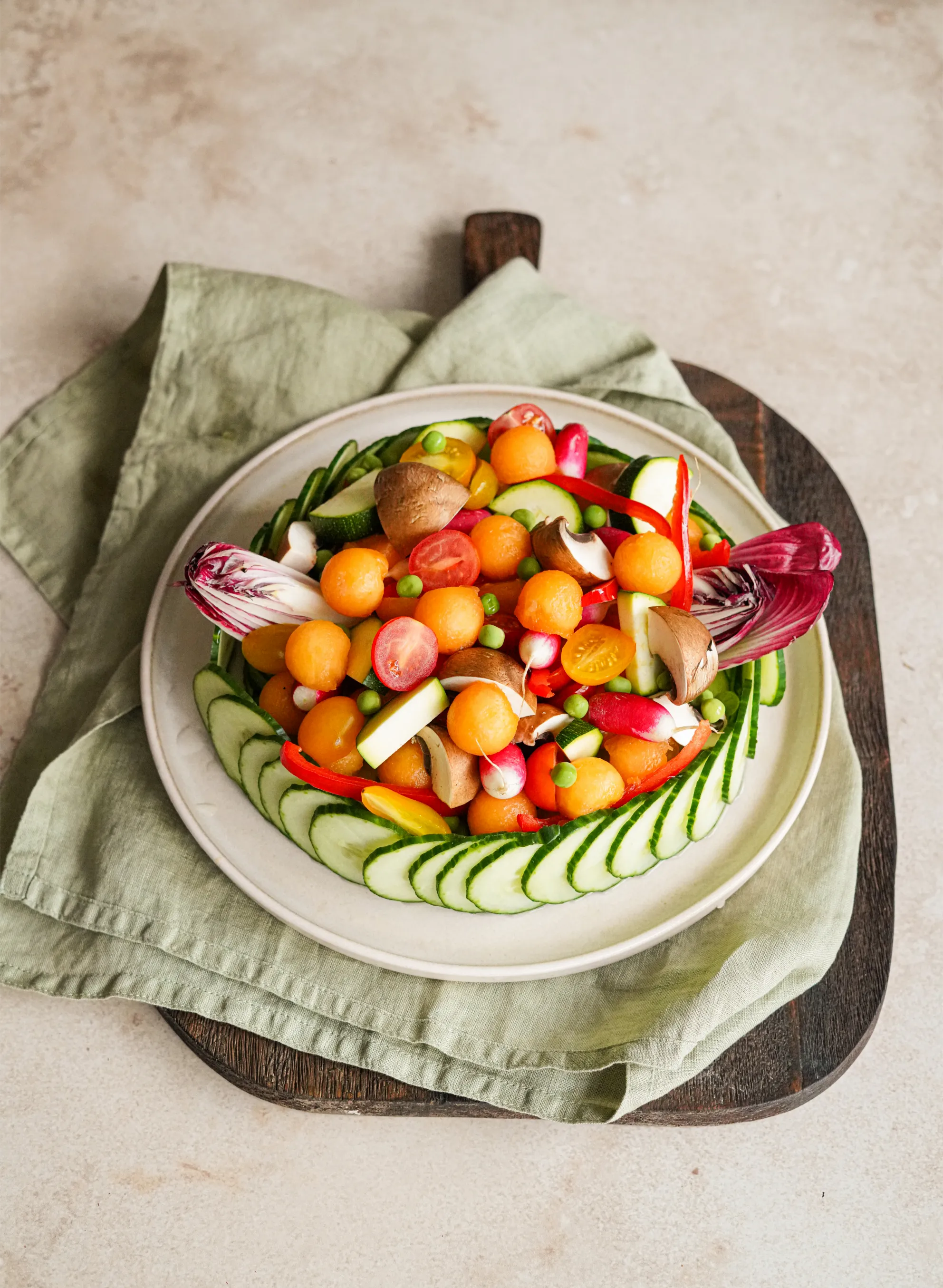 LA SALADE DE CRUDITÉS